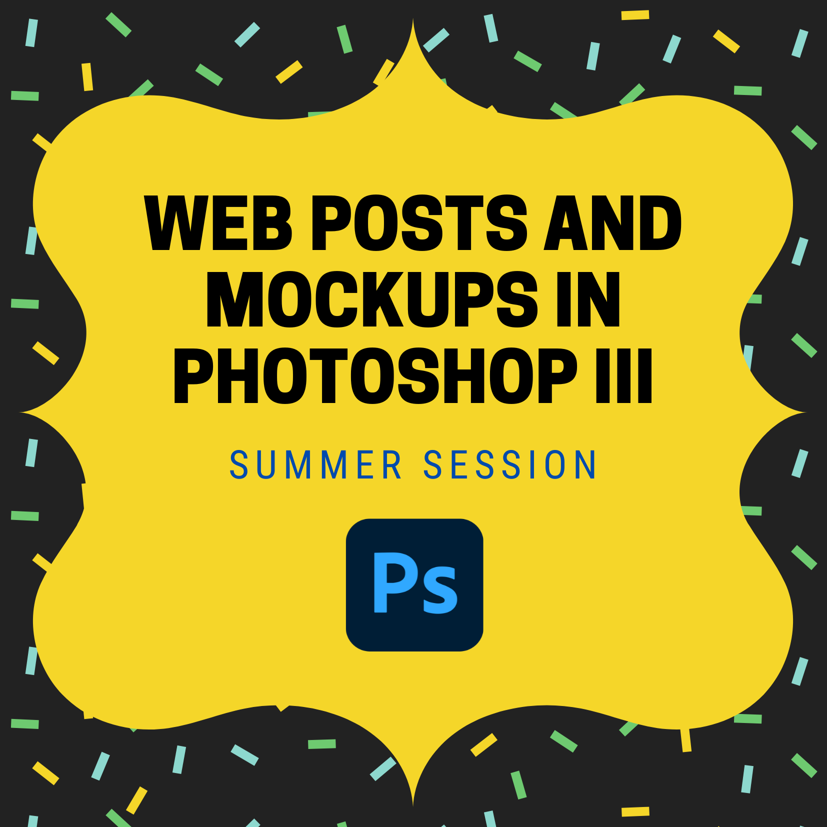 Web posts and mockups in Photoshop III