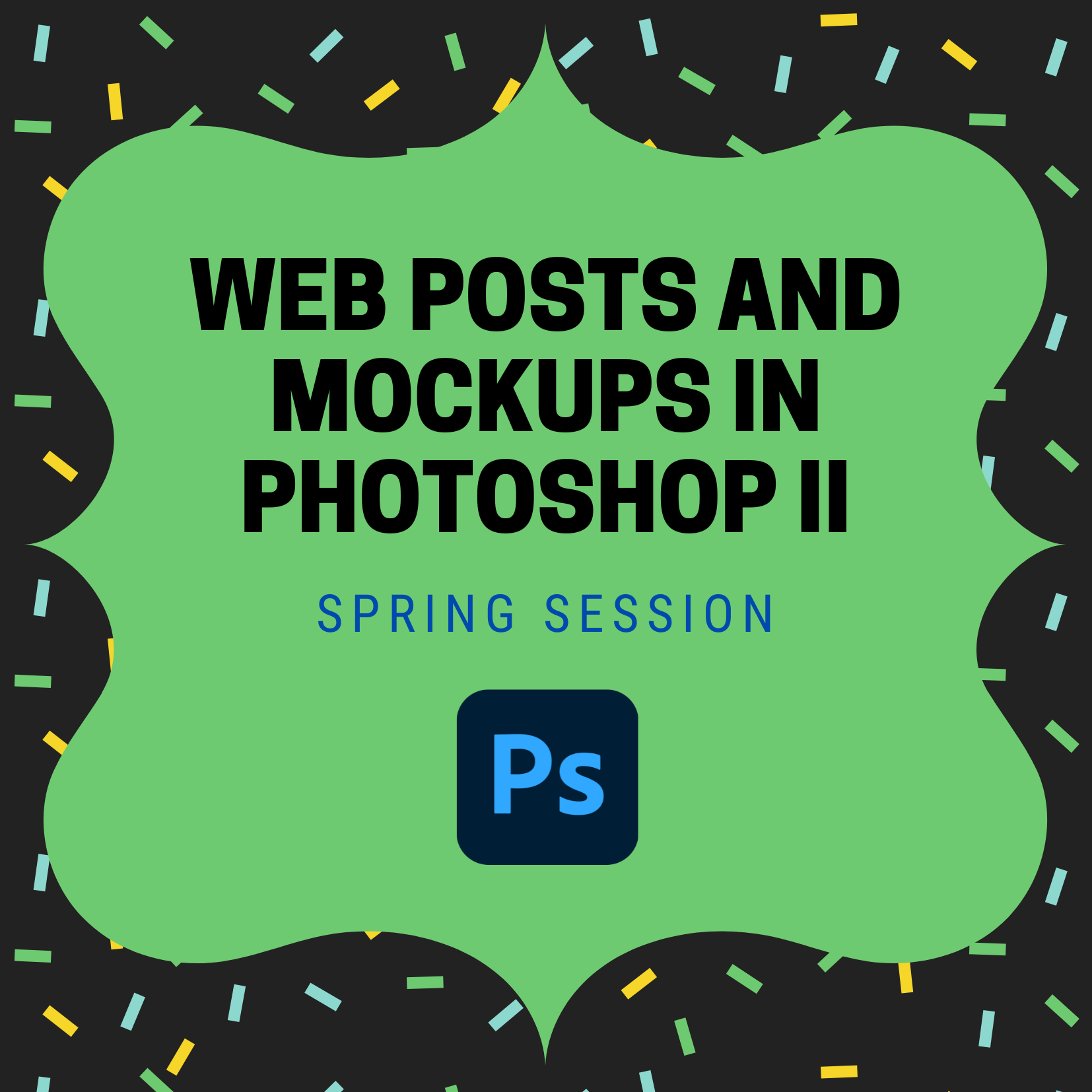 Web posts and mockups in Photoshop II