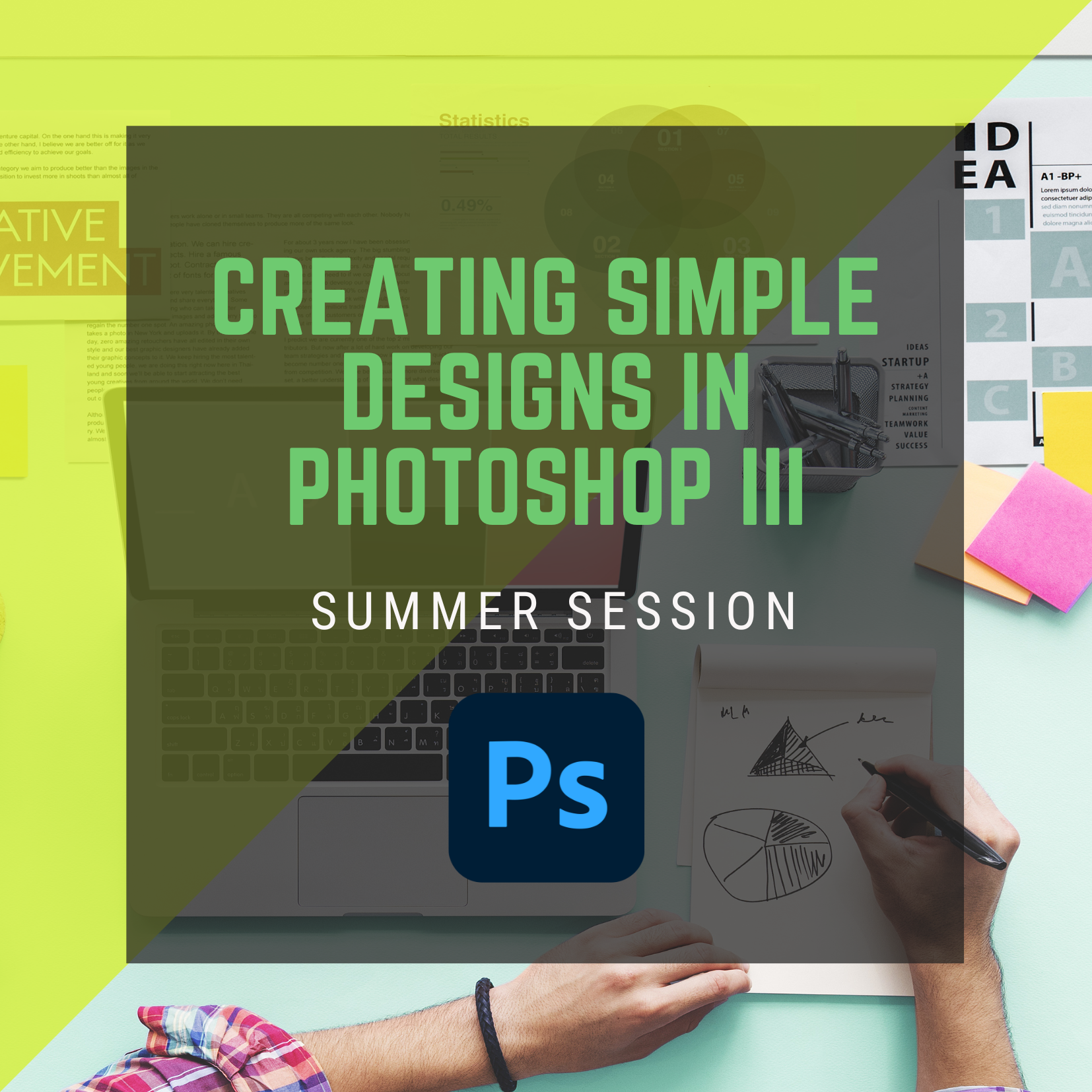 Creating simple designs in Photoshop III